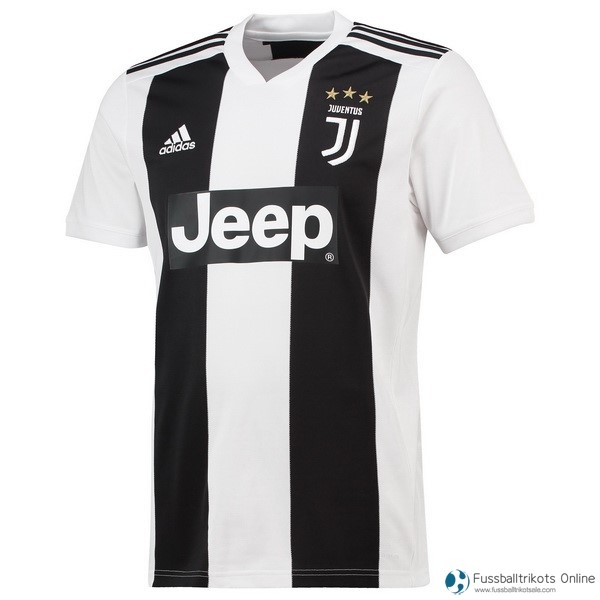 Juventus Trikot Heim 2018-19 Weiß Schwarz Fussballtrikots Günstig